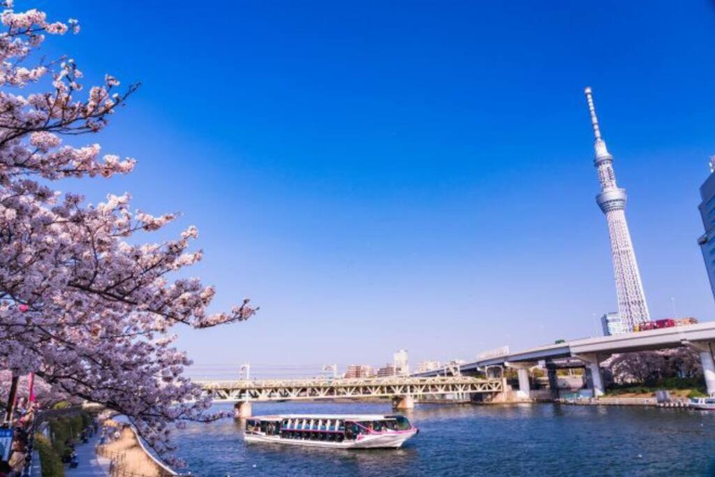 شقة *301 Oshiage Sta 3Mins Walk! Wi-Fi Elevator طوكيو المظهر الخارجي الصورة