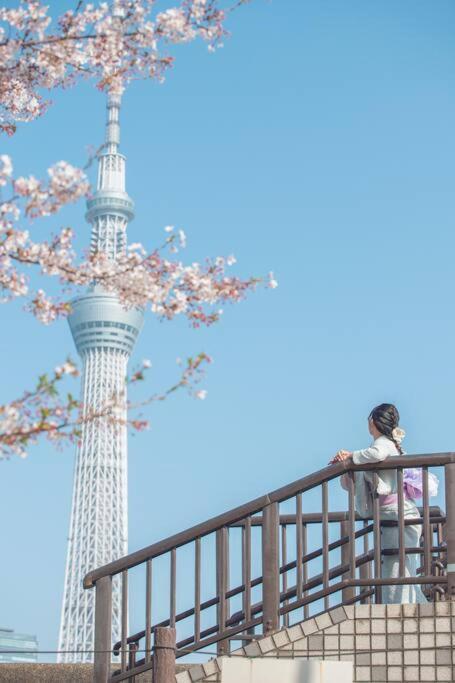شقة *301 Oshiage Sta 3Mins Walk! Wi-Fi Elevator طوكيو المظهر الخارجي الصورة
